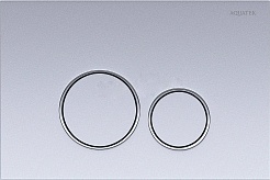 Aquatek Унитаз подвесной Лугано AQ2002-00 в комплекте с инсталляцией Standard INS-0000012 с клавишей смыва KDI-0000019 хром матовый и крепления KKI-0000002 – фотография-3